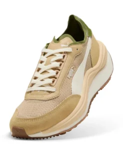 PUMA - SNEAKERS RIDER ELITE BEIGE GIALLA E VERDE DA UOMO, 402922-09