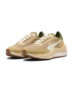 PUMA - SNEAKERS RIDER ELITE BEIGE GIALLA E VERDE DA UOMO, 402922-09