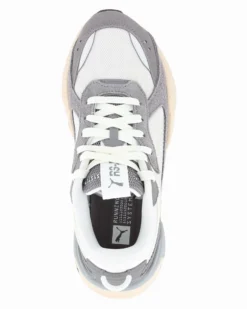 PUMA - SNEAKERS RS-X HERITAGE GRIGIA E BIANCA DA UOMO, 398210-18