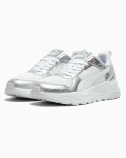 PUMA - SNEAKERS TRINITY 2 LT  BIANCA CON DETTAGLI SILVER, 404746-01