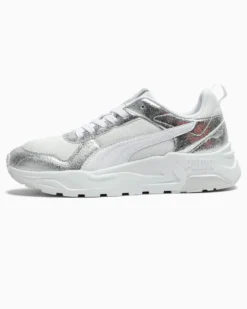 PUMA - SNEAKERS TRINITY 2 LT  BIANCA CON DETTAGLI SILVER, 404746-01