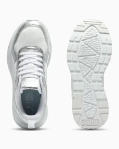 PUMA - SNEAKERS TRINITY 2 LT  BIANCA CON DETTAGLI SILVER, 404746-01