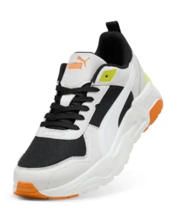 PUMA - SNEAKERS  TRINITY 2 LT BIANCHE, NERE, BIANCHE GIALLE E ARANCIONI DA UOMO, 400231-26
