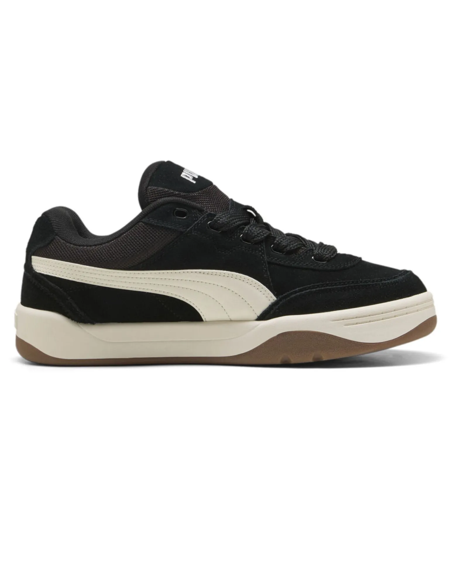PUMA - SNEAKERS UOMO NERE E BIANCHE PARK LIFESTYLE SK8 SUEDE, 400708-01