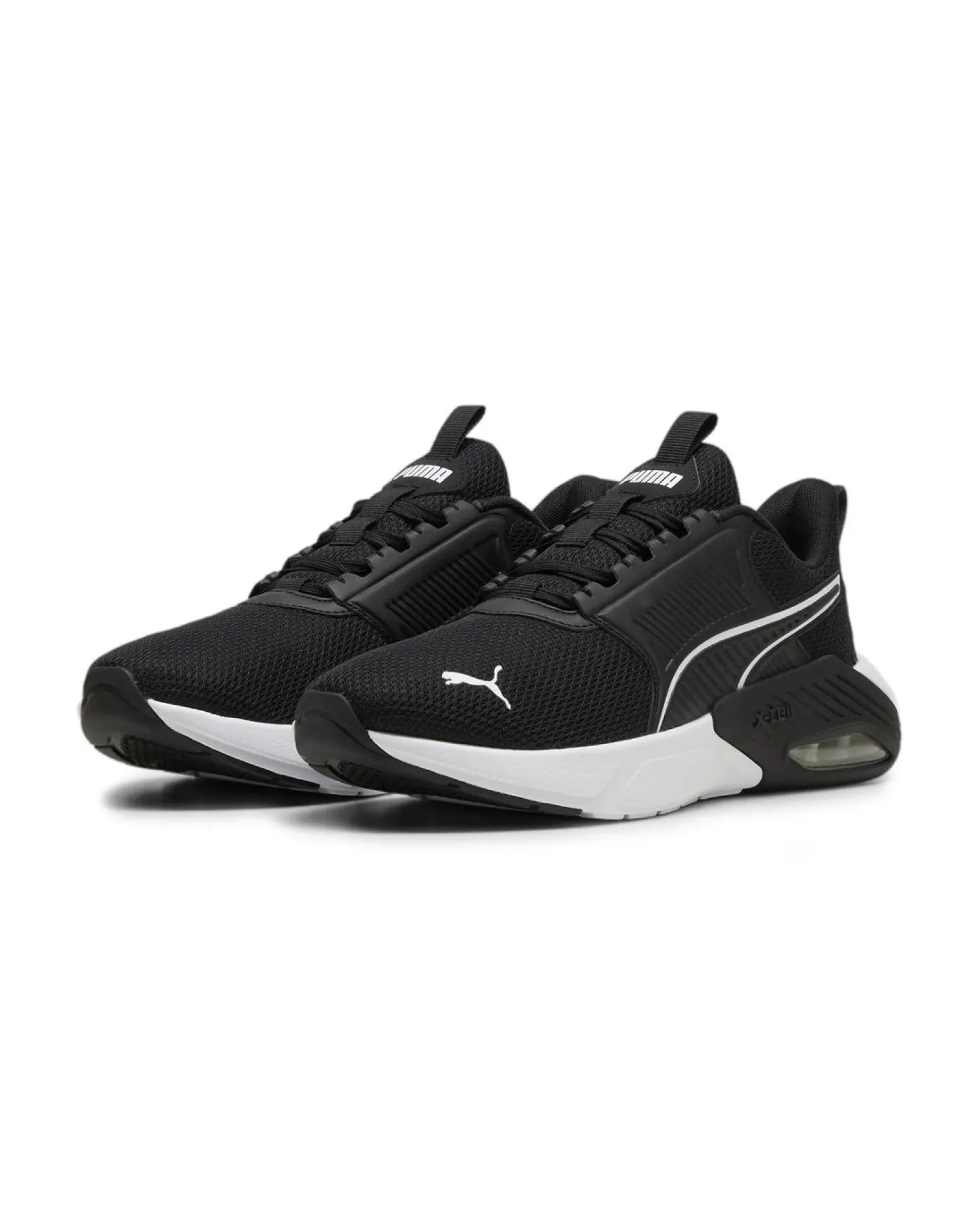 PUMA - SNEAKERS UOMO NERE E BIANCHE X-CELL NOVA FS, 379495-10