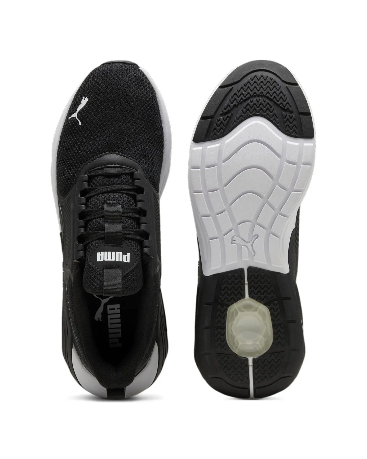 PUMA - SNEAKERS UOMO NERE E BIANCHE X-CELL NOVA FS, 379495-10