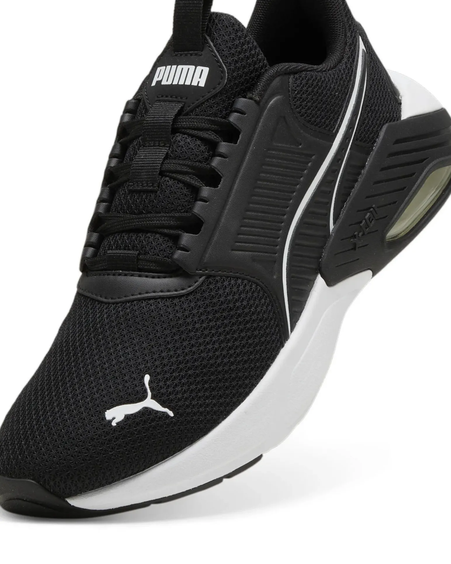 PUMA - SNEAKERS UOMO NERE E BIANCHE X-CELL NOVA FS, 379495-10