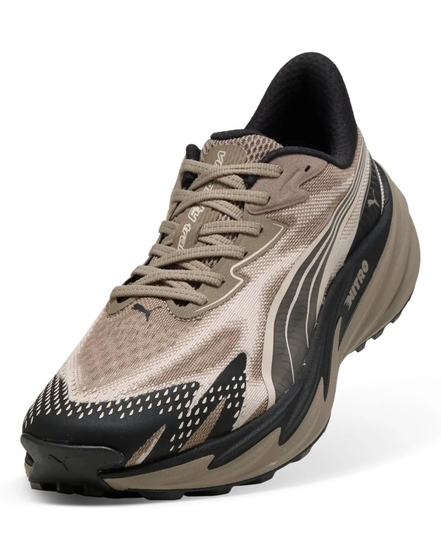 PUMA - SNEAKERS VELOCITY NITRO TRAIL BEIGE, NERA E MARRONE DA UOMO, 312950-08