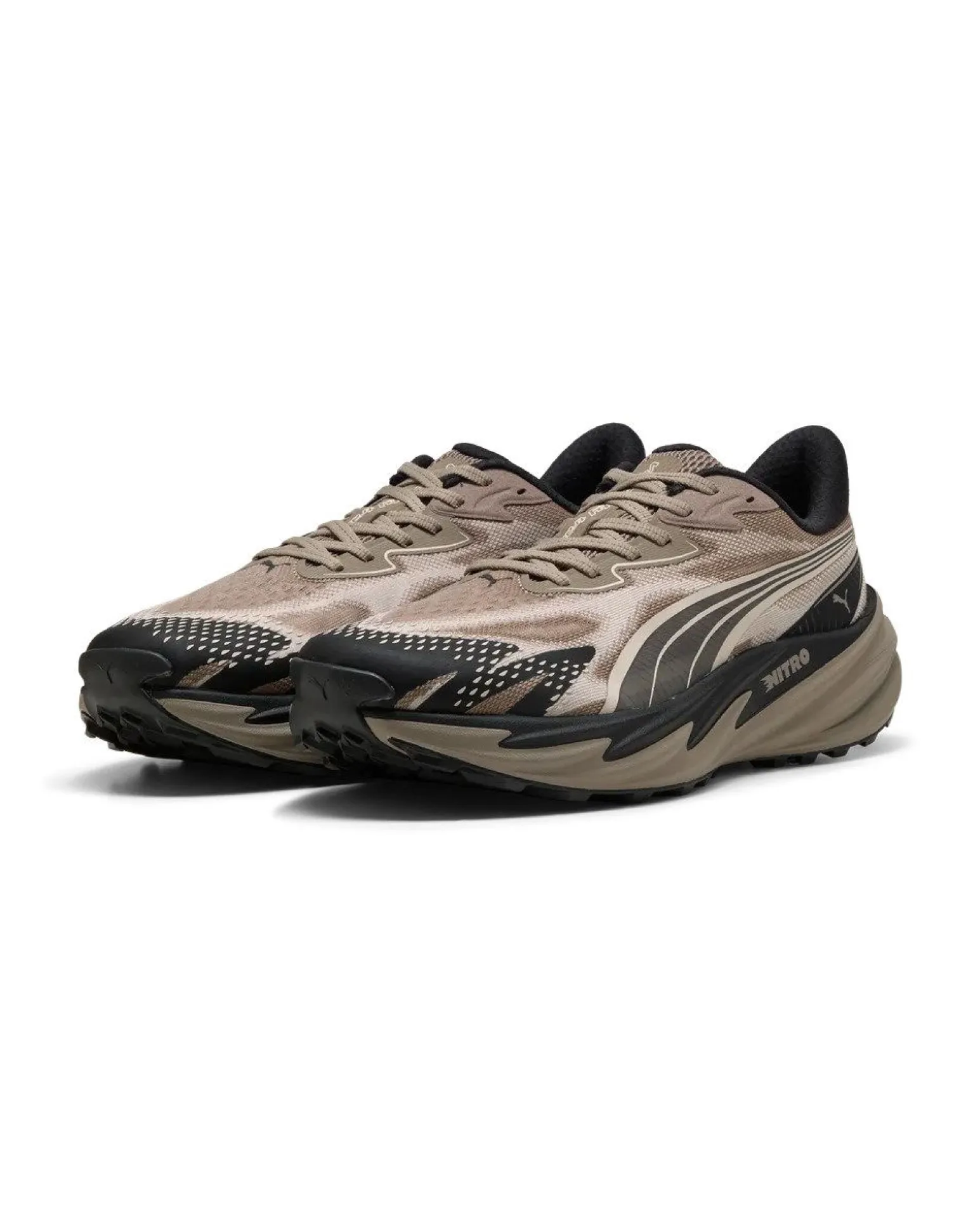 PUMA - SNEAKERS VELOCITY NITRO TRAIL BEIGE, NERA E MARRONE DA UOMO, 312950-08