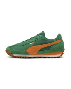 PUMA -  SNEAKERS VERDI E ARANCIONI SEASY RIDER VINTAGE  - 399028-29