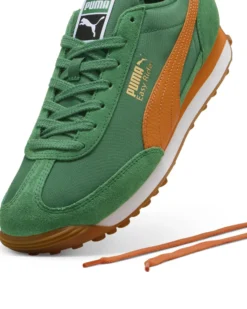 PUMA -  SNEAKERS VERDI E ARANCIONI SEASY RIDER VINTAGE  - 399028-29