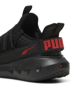 PUMA SOFTRIDE CARSON FRESH- Scarpa nera con logo rosso