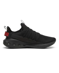PUMA SOFTRIDE CARSON FRESH- Scarpa nera con logo rosso