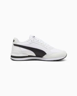 PUMA ST RUNNER V4 L JR - Scarpa bianca e nera, numerata 36-39