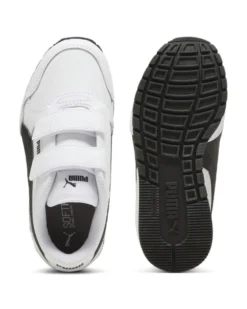 PUMA ST RUNNER V4 L V - SCARPA BIANCA E NERA PS, NUMERATA 28/35 - 399737-03