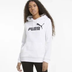 PUMA - SWEAT C/CAPP.ESS LOGO HD TR WHITE - 58679102