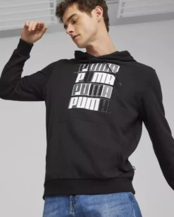PUMA - SWEAT CON CAPPUCCIO ESS+LOGO LAB HD TR DA UOMO - 678978-01