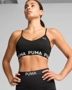 PUMA - TOP MOVE STRONG BRA NERO DA DONNA - 527140-01