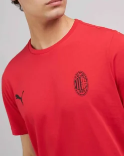 PUMA - TSHIRT AC MILAN ROSSA E NERA - 777669-01