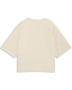 PUMA - T-SHIRT BEIGE/PANNA ESSENTIAL ELEVATED RELAXED DA DONNA, 691813-87