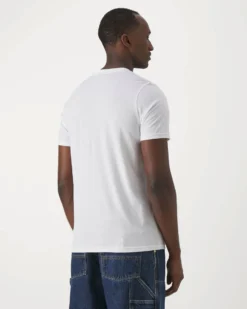 PUMA - T shirt bianca da uomo con stampa frontale