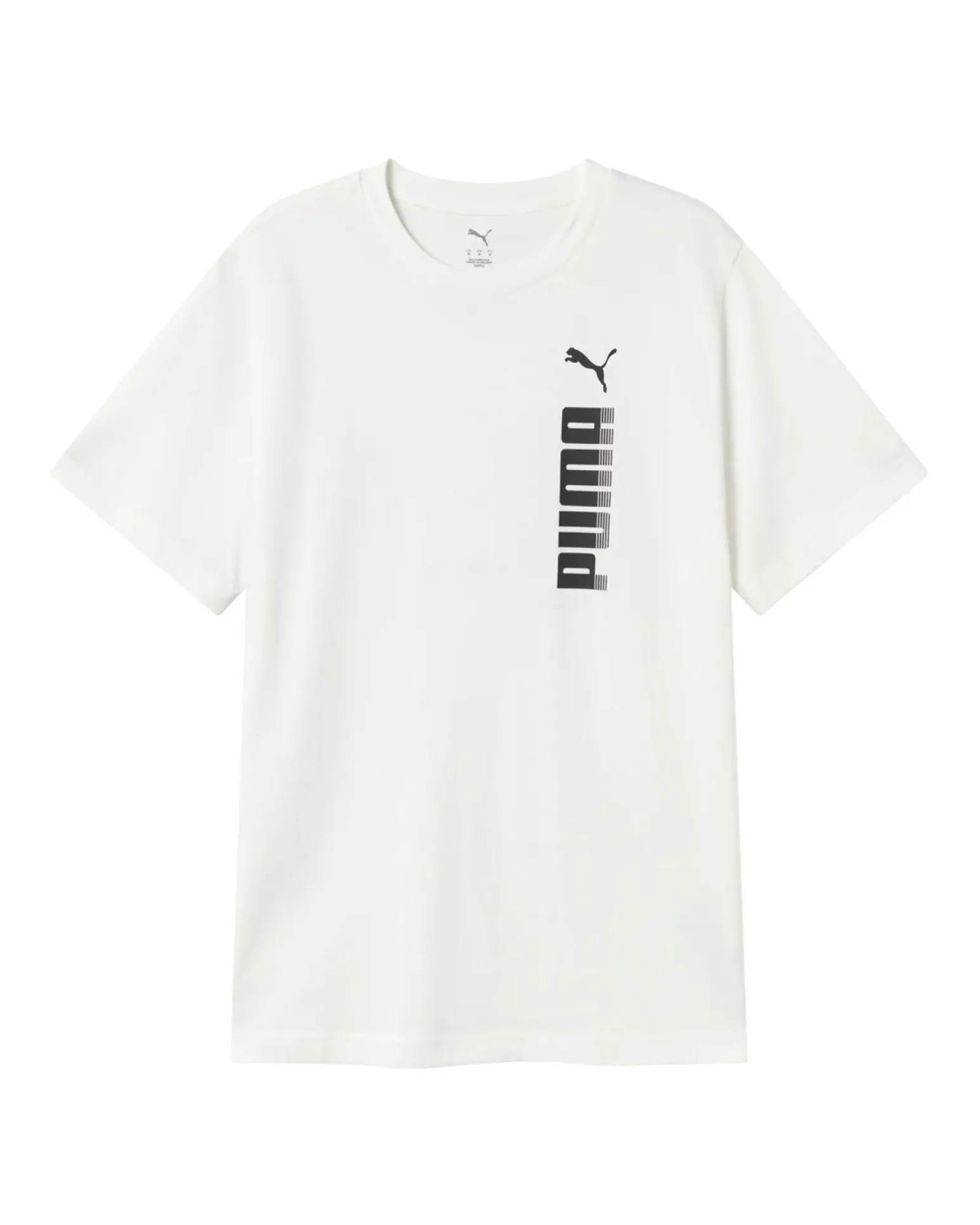 PUMA - T-SHIRT BIANCA ESSENTIAL BIG GRAPHIC TEE DA UOMO, 694939-02