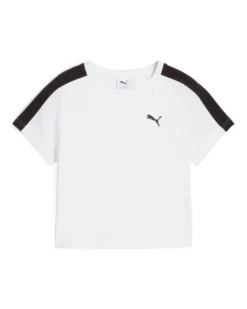 PUMA - T-SHIRT BIANCA T7 BABY TEE DA DONNA - 629802-02