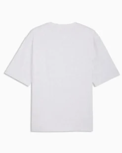 PUMA - T-SHIRT BIANCA  WARDROBE ESS BOXY  DA UOMO 629645-05