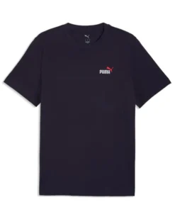 PUMA - T-SHIRT BLU ESSENTIAL 2 COLOR SMALL LOGO DA UOMO, 684717-19