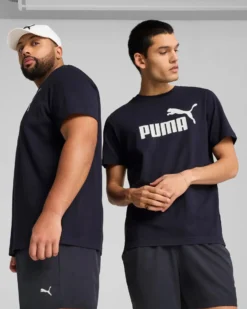 PUMA - T-SHIRT  BLU  ESSENTIALS N.1 LOGO TEE DA UOMO, 682532-16