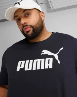 PUMA - T-SHIRT  BLU  ESSENTIALS N.1 LOGO TEE DA UOMO, 682532-16