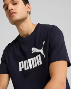 PUMA - T-SHIRT  BLU  ESSENTIALS N.1 LOGO TEE DA UOMO, 682532-16