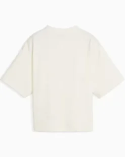 PUMA - T-SHIRT CLASSIC RIBBED RELAXED MOCK DA DONNA - 624263-66
