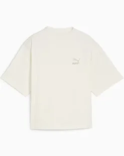 PUMA - T-SHIRT CLASSIC RIBBED RELAXED MOCK DA DONNA - 624263-66