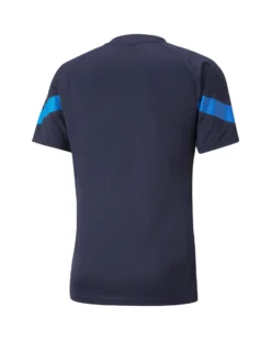PUMA - T-shirt da bambino blu in tessuto traspirante Italia