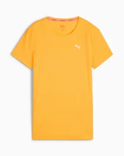 PUMA - T-SHIRT DA DONNA ARANCIONE FLUO RUN FAVORITES VELOCITY- 525061-38