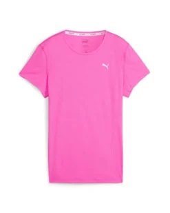 PUMA - T-SHIRT DA DONNA RUN FAVORITES VELOCITY ROSA FLUO - 525061-27