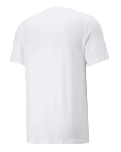 PUMA - T shirt da uomo bianca con logo nero