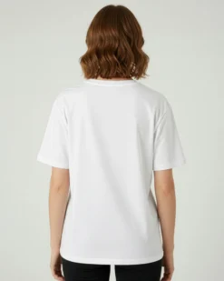 PUMA - T-SHIRT DONNA  BIANCA MEZZA MANICA  ESS GRAPHICS LEO LUXE, 634566-02