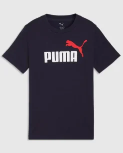 PUMA - T-SHIRT ESS 2 COLOR NO.1 LOGO JUNIOR BLU – 685778-16
