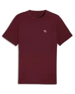 PUMA - T SHIRT ESSENTIAL ELEVATED TEE BORDEAUX  DA UOMO, 684726-96