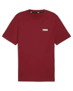 PUMA - T-SHIRT ESS SMALL LOGO ROSSA DA UOMO - 674470-12