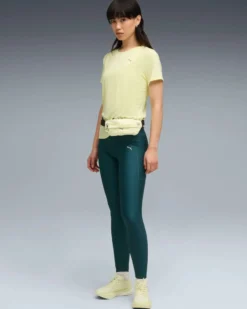 PUMA - T-SHIRT GIALLA RUN VELOCITY TEE (POLY) DA DONNA, 526578-35