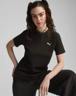 PUMA - T SHIRT HER TEE NERA DA DONNA,  681628-01