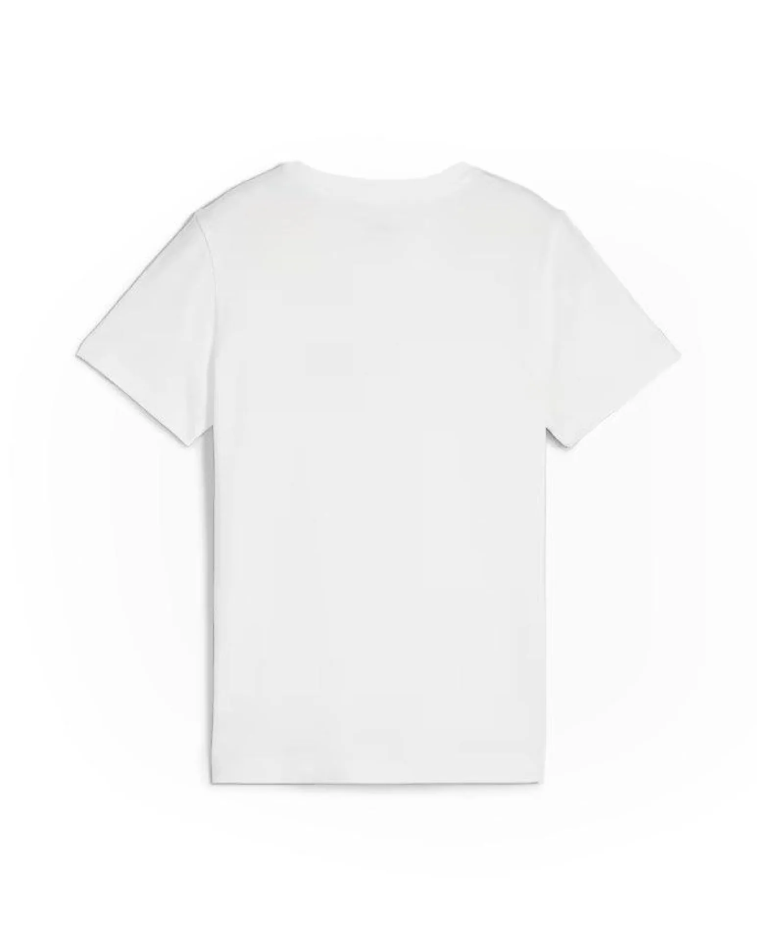PUMA - T-SHIRT JUNIOR ( 7-16 ANNI) BIANCA ESSENTIAL +LOGO NERO - 681841-52