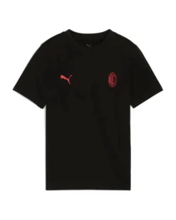 PUMA - T-SHIRT JUNIOR ( 7-16 ANNI) MEZZA MANICA NERA ACM MILAN FTBL CULTURE, 782590-04