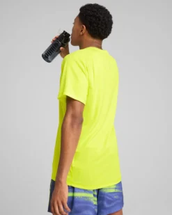 PUMA - T-SHIRT LIME RUN VELOCITY TEE (POLY) DA UOMO - 526600-39