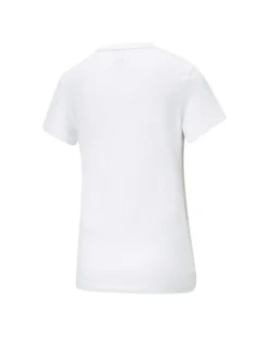 PUMA - TSHIRT MEZZA MANICA BIANCA  ESSENTIAL SMALL LOGO TEE  DA DONNA - 586776-02