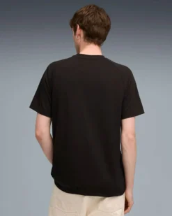 PUMA - T-SHIRT MEZZA MANICA NERA EVOSTRIPE TEE DA UOMO, 688229-01