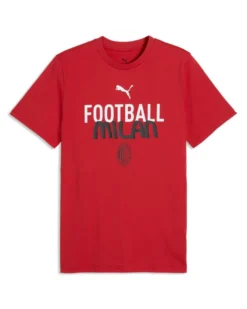 PUMA - T-SHIRT MEZZA MANICA ROSSA ACM MILAN FTBLCULTURE DA UOMO, 786718-22